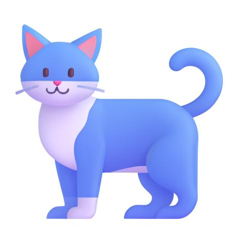 cat,  <lora:Fluent_Emoji-000010:0.9>