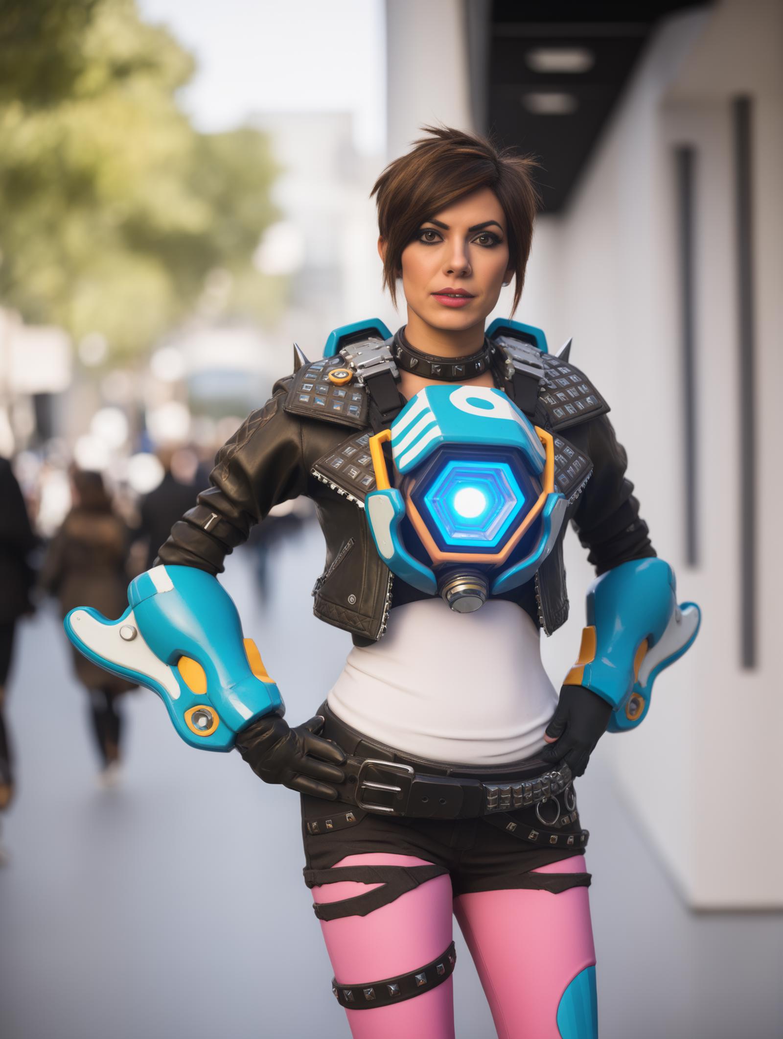 Awesome Overwatch TRACER Punk clothes image by LuxMint