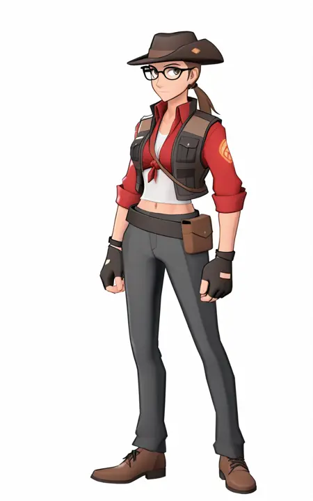 Female Sniper - Team Fortress 2 [PonyXL/Illustrious]