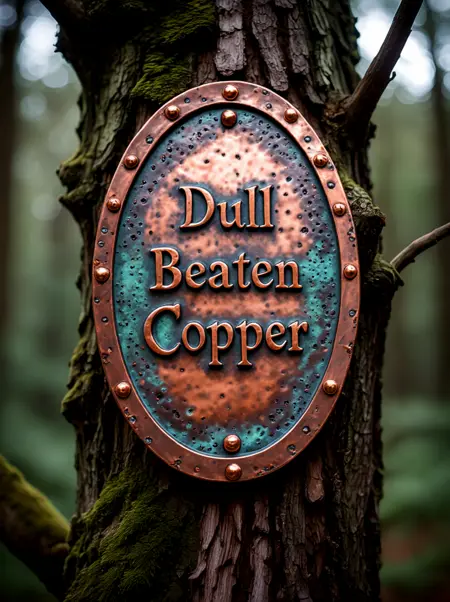 Dull Beaten Copper Style - CE