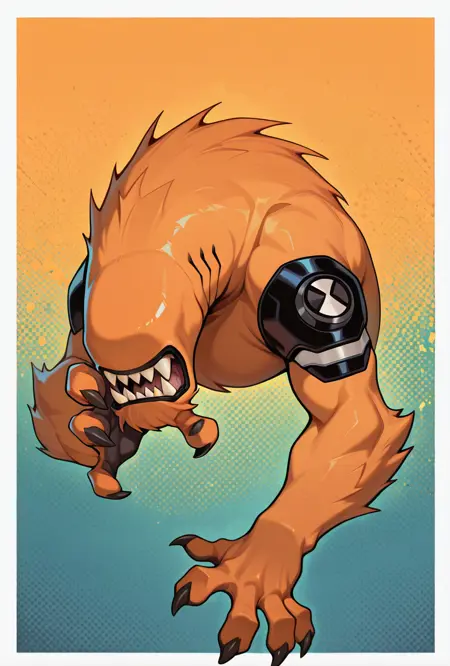 Wildmutt -- Ben 10 (chaquetrix support) illust