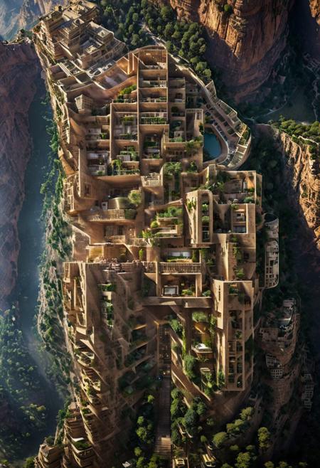(The colonial city of the future, in the mist-filled Grand Canyon, on an unknown Earth-like planet, 2 moon on sky, Spaceship flight connects colonies, waterfulls:1.3), (Machu Picchu, a mountain settlement, incredibly spectacular:1.2), (Mario Botta:1.3), (avant-garde, future, reality, science fiction, photorealistic), (modern architecture:1.2), 
(Large Files, Ultra Realistic, 8K, 16k, FHD, HD, VFX, Perfect, Photography, composition, Architecture Sales Photography, Architecture Competition, Ultra High Resolution, Cinematography, High Resolution Image:1.1), (dramatic lighting, direct sunlight, ray tracing, clear shadow:1.2),  (real landscape:1.1), (blurred background:1.0), (urban background, more_details) ,
ac_neg1, great lighting, clear, hillscastel, extrusionbuilding, vertical