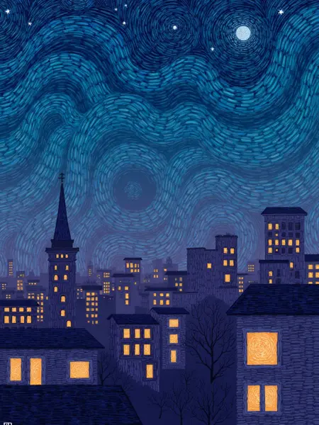 lamArtVG Soft Vangogh Inspired Style | Lâm Panda