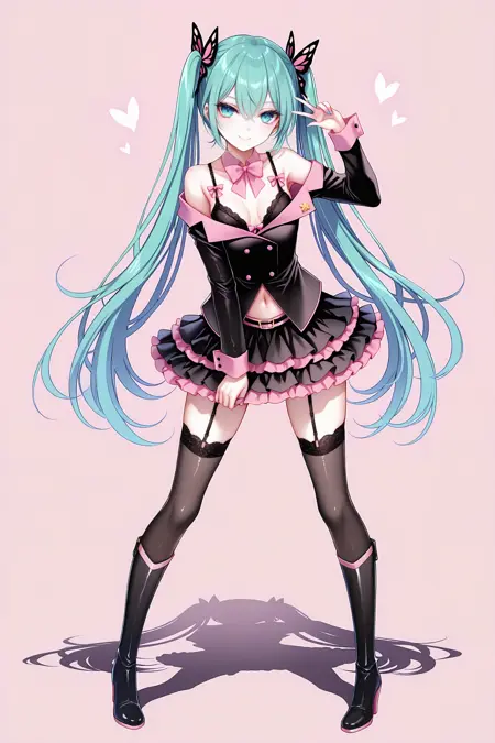 【Costume】【Cosplay】Sweet Devil (Hatsune Miku)/初音未来 甜美恶魔 Noob&Pony
