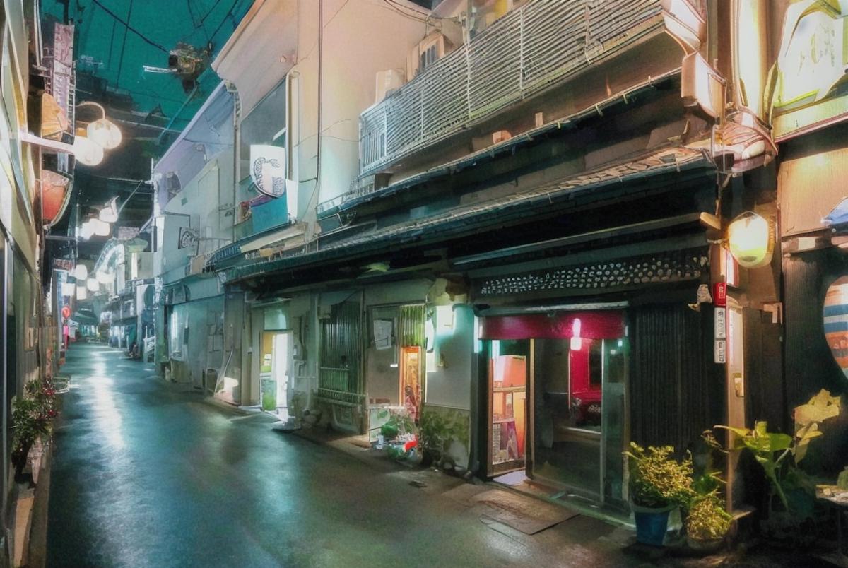 飛田新地（大阪市）/Tobita Shinchi : Japanese traditional Red-light district in Osaka image by yukanosimi