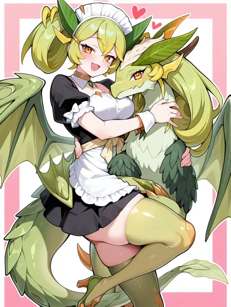 Yu-Gi-Oh! - Parlor Dragonmaid (ドラゴンメイド・パルラ) Pony/illusXL