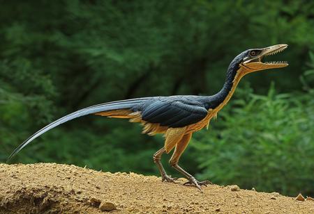 Archeopteryx - The Bridge Between Dinosaurs and Birds
Archeopteryx is one of the most famous and studied fossil creatures. Often called the "missing link" between dinosaurs and modern birds, it lived about 150 million years ago during the Jurassic period.
What is Archeopteryx?
Archeopteryx was a medium-sized creature, about the size of a crow. It had many characteristic features that make it so interesting to scientists:
Feathers: One of its most notable features was the feathers that covered its body. This makes it one of the earliest known organisms with feathers.
Teeth: Unlike modern birds, Archeopteryx had sharp teeth similar to those of some carnivorous dinosaurs.
Wing Claws: It had three claws on its wings, another similarity to dinosaurs.
Long bony tail: Unlike modern birds, Archeopteryx had a long bony tail similar to that of dinosaurs.
Opens in a new window
www.bhigr.com
Archeopteryx skeleton
Why is it so important?
Archeopteryx is extremely important to science because:
Transitional form: It represents a transitional form between dinosaurs and birds, showing how evolution has connected these two groups.
Evidence for the origin of birds: The discovery of Archeopteryx was strong evidence for the theory that birds evolved from dinosaurs.
Better understanding of evolution: Studying Archeopteryx helps us better understand the processes of evolution and how different species develop.
