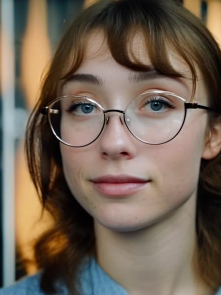 <lora:XLeanBeefPatty-alpha:1> (l34nb33fp4tty), RAW photo, high quality, portrait, 25 year old woman, pretty, brown hair, detailed eyes, detailed face, skin pores, wearing glasses, natural eye color with low color saturation
cinematic shot, 8k uhd, dslr, soft lighting, high quality, film grain, Fujifilm XT3, hyper realistic, detailed skin, rich colors, hyper realistic, lifelike texture, dramatic lighting, cinestill 800, hyperrealism, photorealistic, 8K UHD