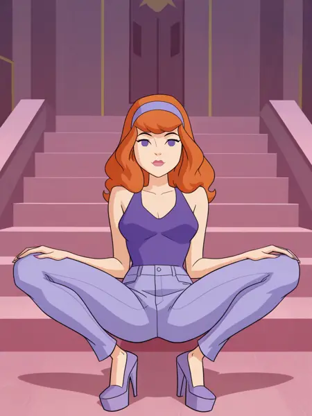 Daphne Blake (Scooby-Doo! Mystery Incorporated) PonyDiffusionXL/illustriousXL "COMMISSION"