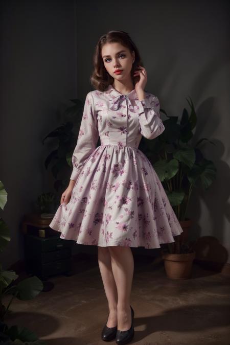 1950s Floral Dress v1.0