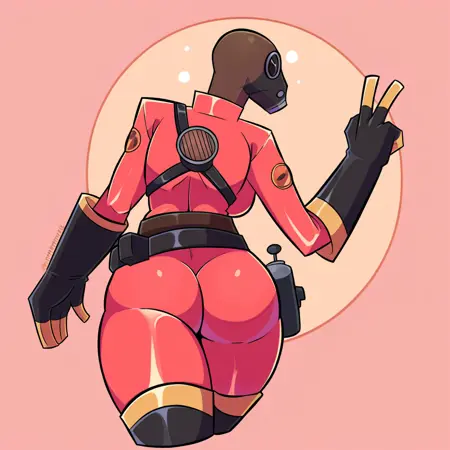Fempyro (Team Fortress 2) (Pony XL)