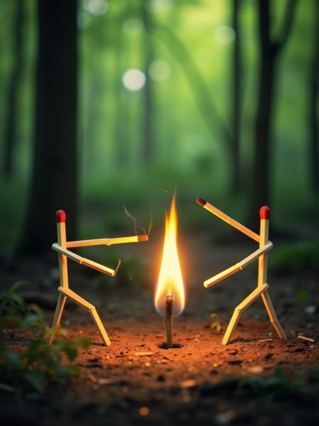 Matchsticks Busy Day Flux1.d Lora v1.0