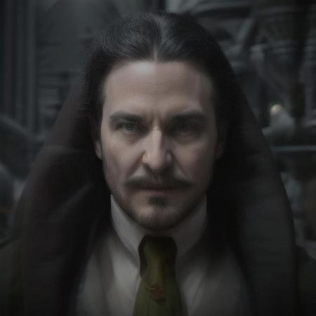 hannemanFE, hannemanFE, long nails, black suitcoat, necktie, red shoulder robe, beard, mustache, monocle, b0dybuilder_eb , vmpr, fangs, vampire, closer distance, closer distance face, closer distance head, his Closer distance pressing against me, looking at viewers, his face distance pressing against me, hd, high quality, realistic, 8k Resolution