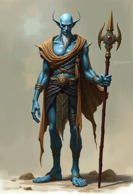 The Arcanus are tall, blue, slender, hairless giants skilled in the arts of magic and artifice. Specializing in trade between the worlds, the Arcanus are often negotiators and arbiters between other races who would not normally see eye-to-eye. Arcanus are often accused of being loyal only to each other. In reality, the Arcanus choose their allegiances carefully and do not make many friends. When money and magic are involved, Arcanus take matters very seriously.