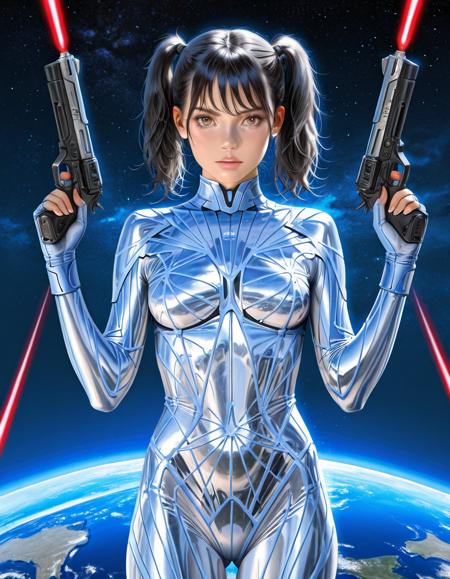 Silver Futuristic Bodysuit ILLUSTRIOUS v1.0