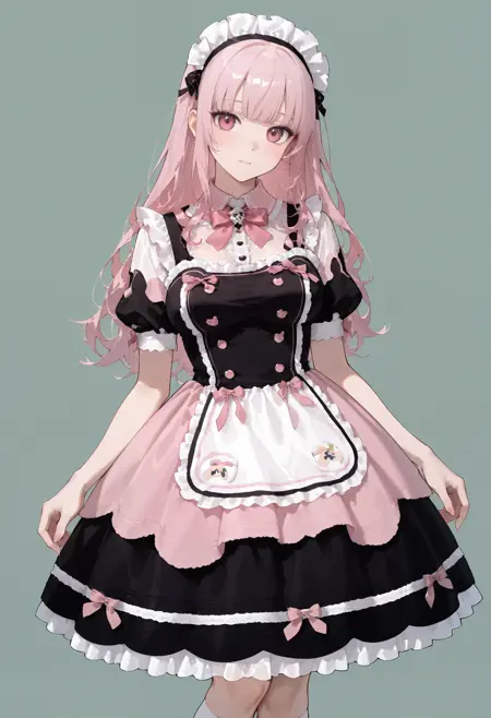 Maid Costumes - Pink Drip