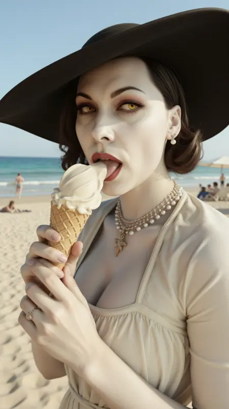 Lady Dimitrescu - Resident Evil Franchise - ZIT - Flux - SDXL