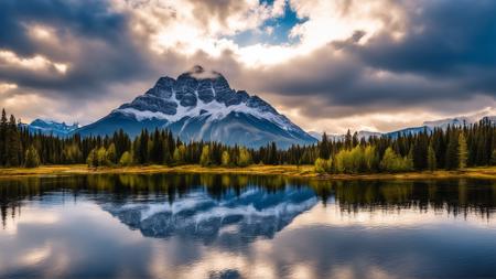 best quality,masterpiece,highers,4k,8k,realistic,
banff,blue sky,bush,cloud,cloudy sky,day,field,forest,grass,horizon,lake,landscape,mountain,mountainous horizon,nature,outdoors,path,river,road,scenery,sky,sunlight,tree,water,banff