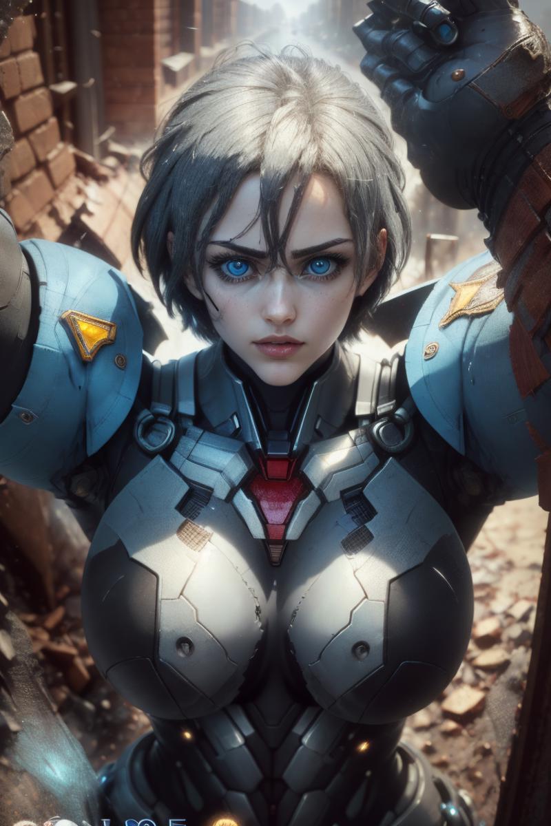 Giant Robowaifu Suit - by EDG image by pope_phred