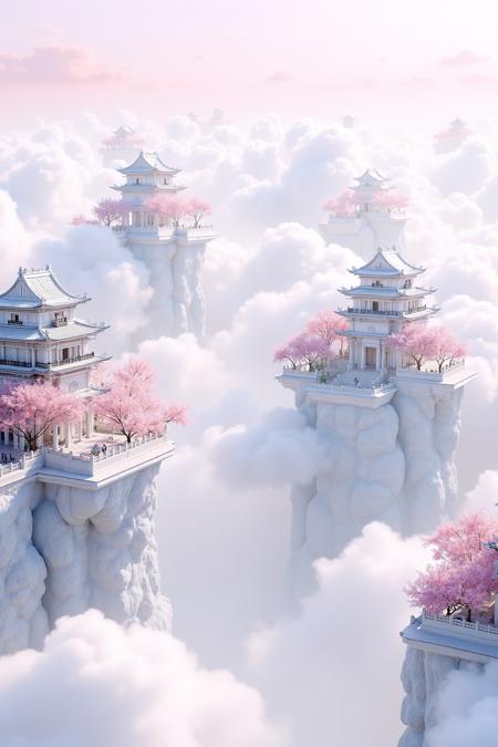 D_Oriental Architectural Style_Architectural Scene Generation v1.0