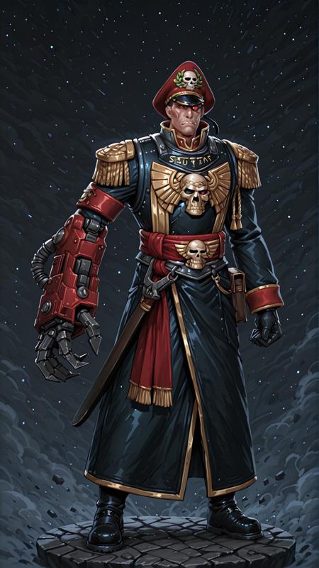 Warhammer 40K - Commissar Sebastian Yarrick V1