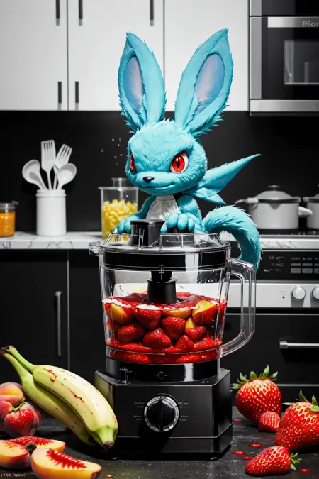 Carbuncle in a Blender (Noulith Maker 3000) [FFXIV] [Meme LoRa]
