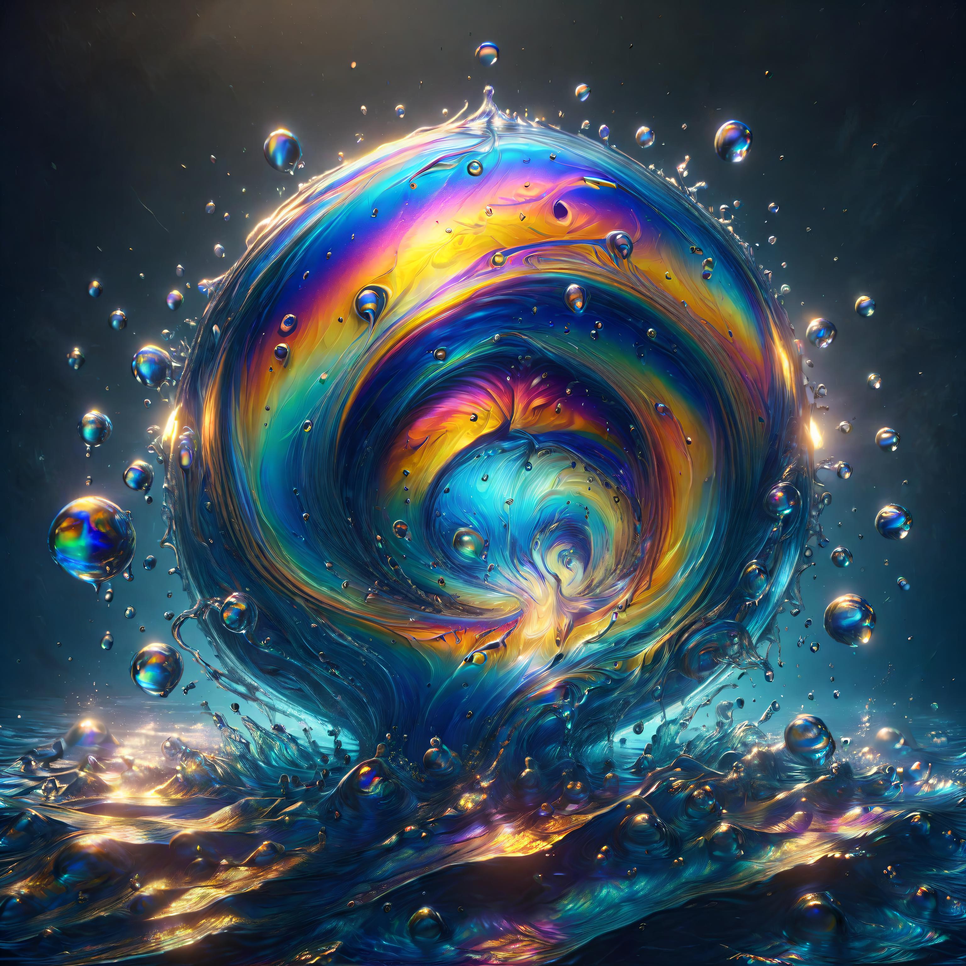 Liquid Flow Style [LoRA 1.5+SDXL] image by maDcaDDie