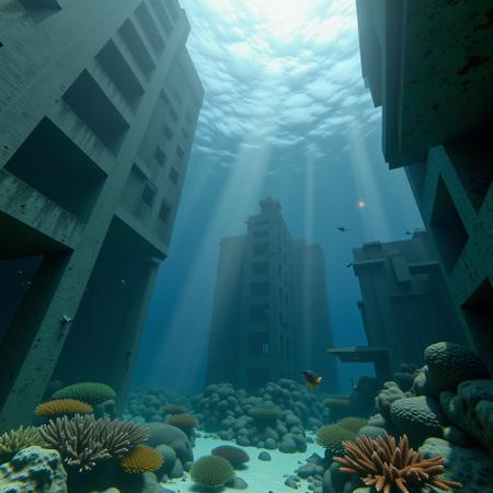 Brutalism Underwater City Babbdi v7.0