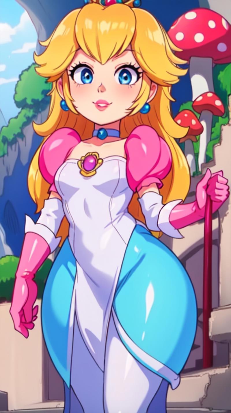 princess peach - The Super Mario Bros. Movie - movie like image by marusame