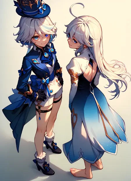 [SD1.5 & PONY] Genshin Impact - Furina & Focalors | 芙宁娜 & 芙卡洛斯