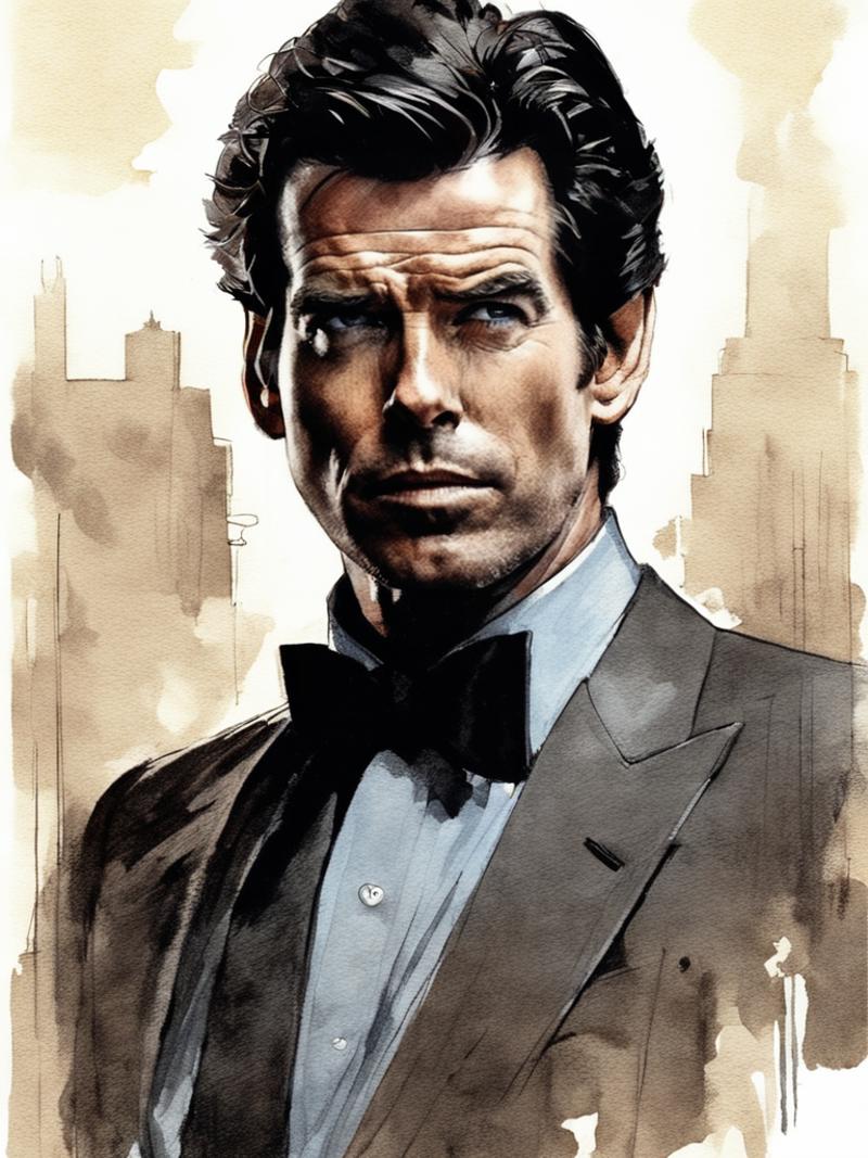 Pierce Brosnan as James Bond SDXL image by countlippe