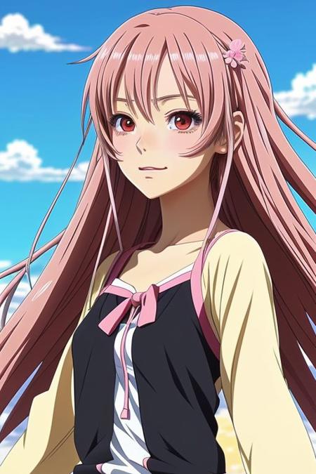 2D anime gorgeous 1girl drawn art screencap looking at viewer vibrant colors