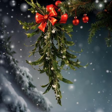 <lora:Xmas:0.7> Xmas mistletoe, fantasy, cinematic