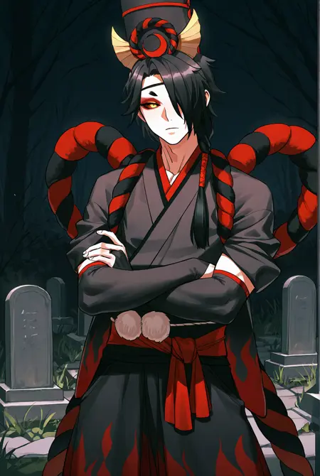 Kuro Mujou 鬼使黑 / Onmyoji 阴阳师