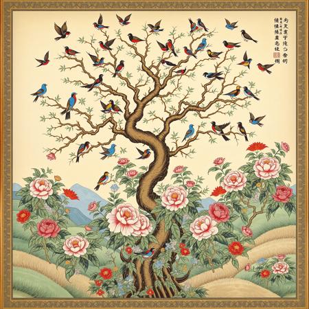 Korean Folk Art Shuttle-3-diffusion LoRa v1.0