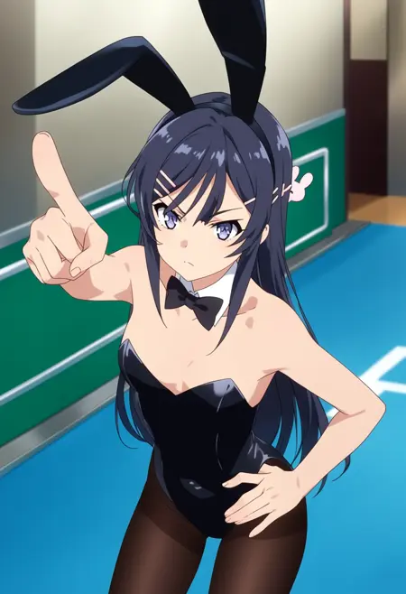 Mai Sakurajima: Rascal Does Not Dream of Bunny Girl Senpai | 青春ブタ野郎はバニーガール先輩の夢を見ない| 桜島 麻衣 | Lora | PonyXL