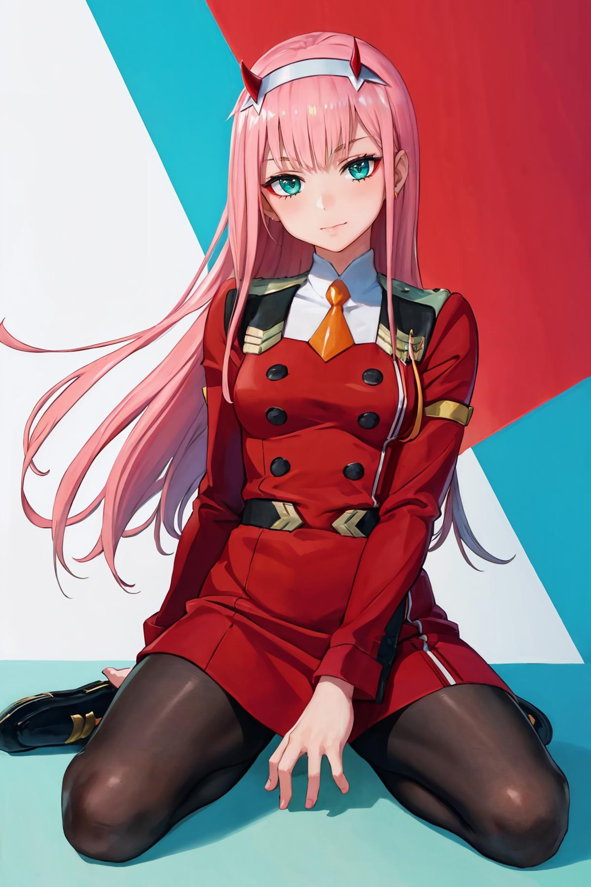 Zero Two (DARLING in the FRANXX) LoRA | 4 Outfits image by richyrich515