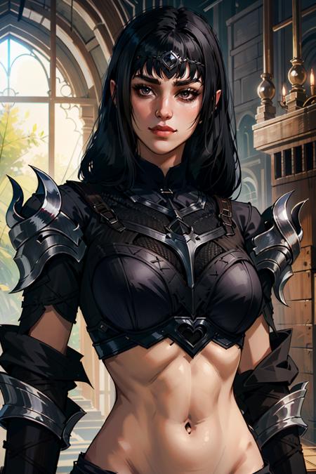 ShadowHBG, 1girl, solo, black hair, long hair, <lora:ShadowHBG:0.7>,
cropped torso