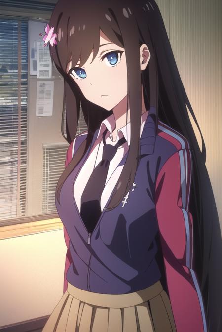 sunrong, <lora:sunrong-lora-nochekaiser:1>,
sun rong, long hair, black hair, hair ornament, ahoge, blue eyes, hair flower,
BREAK skirt, school uniform, jacket, pleated skirt, necktie, kneehighs,
BREAK looking at viewer,
BREAK indoors, classroom,
BREAK <lyco:GoodHands-beta2:1>, (masterpiece:1.2), best quality, high resolution, unity 8k wallpaper, (illustration:0.8), (beautiful detailed eyes:1.6), extremely detailed face, perfect lighting, extremely detailed CG, (perfect hands, perfect anatomy),