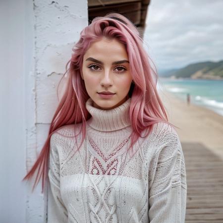 <lora:fitaitana_sd15_512_128_64_v1:1> fitaitana pink hair, 1girl, wearing a turtleneck sweater,, professional, photography, excellent lighting, impeccable, precision, rich colors, deep shadows, clarity, high-resolution, razor-sharp, composition, light and shadow, timeless beauty, captivated, artistry, craftsmanship, elegance, sophistication, exquisite, details, atmosphere, balance, masterful, technique, expertly captured, stunning, visual impact, top-quality, compelling, professional-grade, aesthetics, flawless, remarkable, perfection, attention, dynamic, evocative, nuanced, depth, vibrancy, masterclass, breathtaking, awe-inspiring, high-definition, alluring, enchanting, texture, storytelling, mesmerizing, cinematic, elite, artistry.