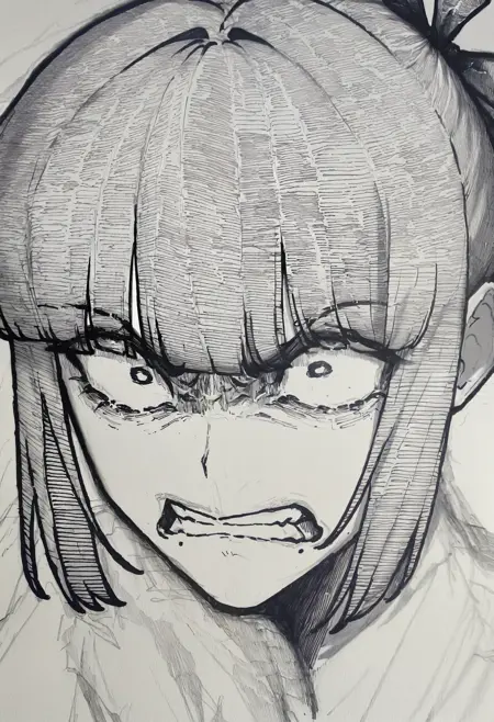 monochrome/traditional media | Illustrious Style Lora