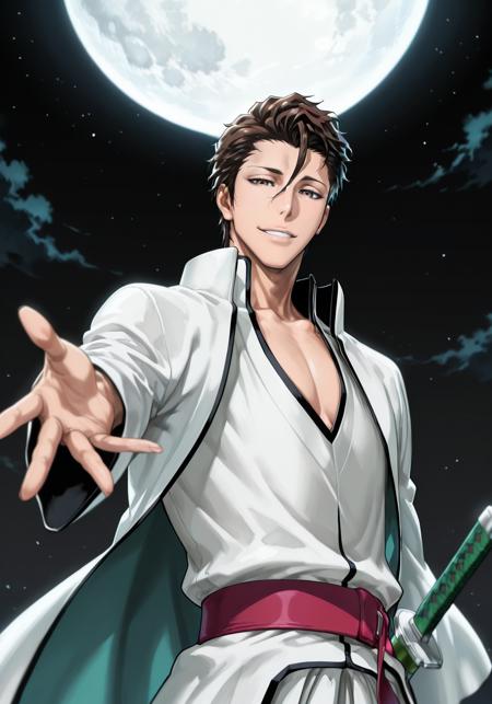 Aizen Sosuke(Bleach) (3 Outfits) | 1.5 SD/PONY/Illustrious Illustrious
