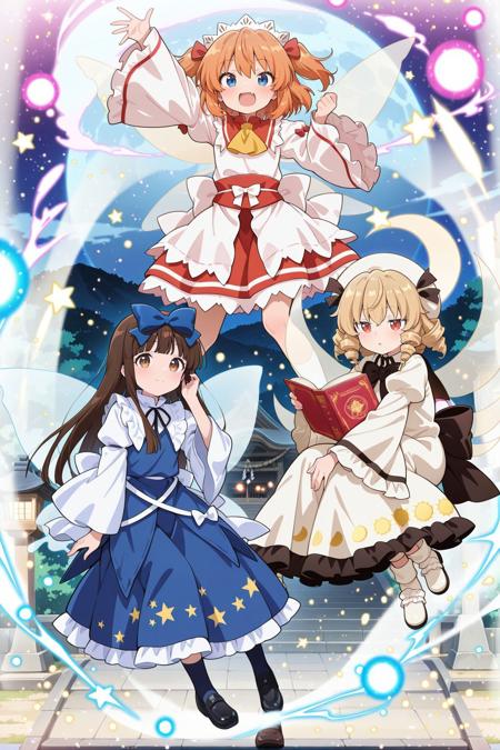 [BONUS] Three Fairies of Light (Touhou) - 光の三妖精 (東方) Illustrious V1
