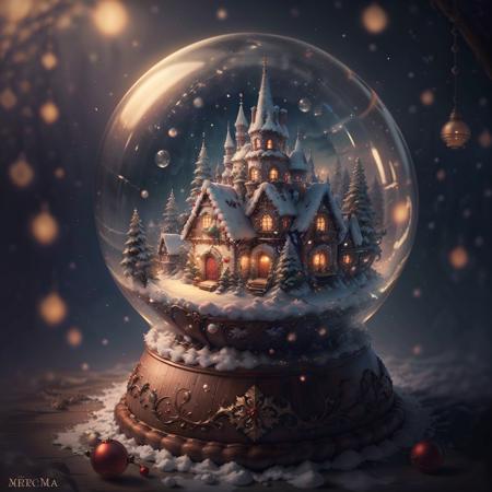 shuijingqiu snow globe christmas