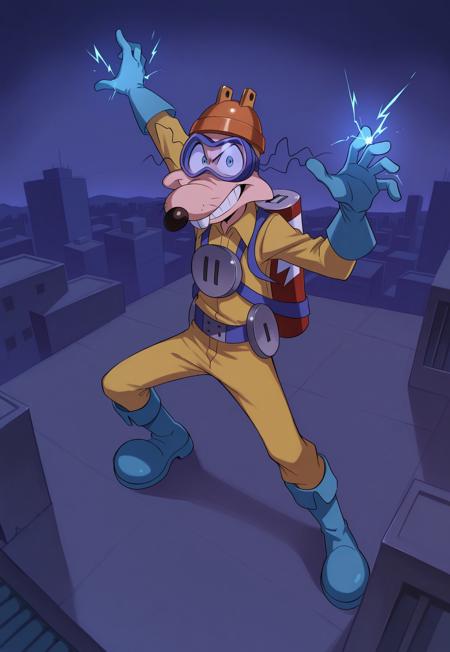 Megavolt - Darkwing Duck [Pony/IL] Illustrious V1