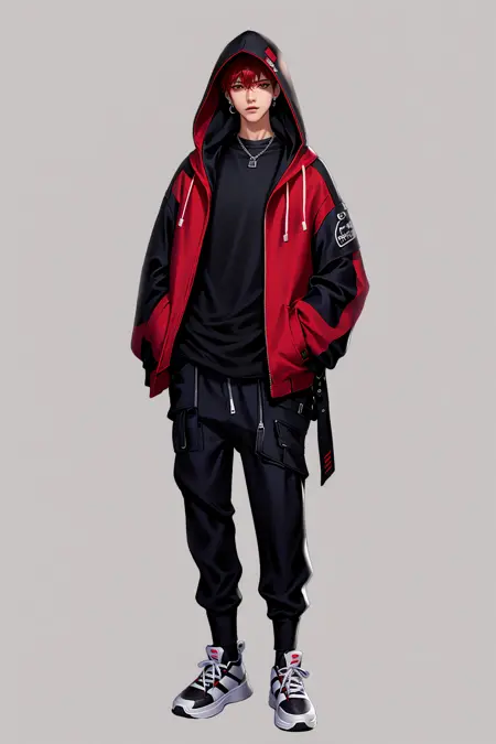 现代角色立绘(Modern character standing drawing)