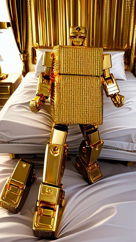GOLD LIGHTAN, robot