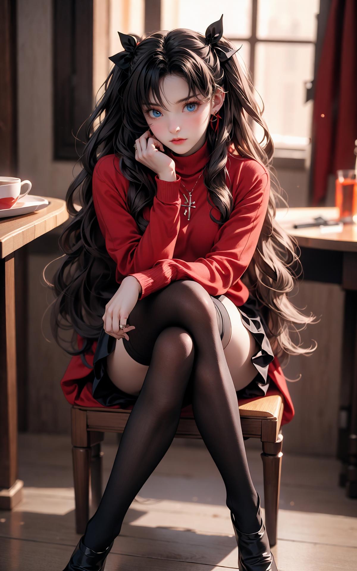 绪儿-远坂凛Rin Tohsaka - v1.0 | Stable Diffusion LoRA | Civitai