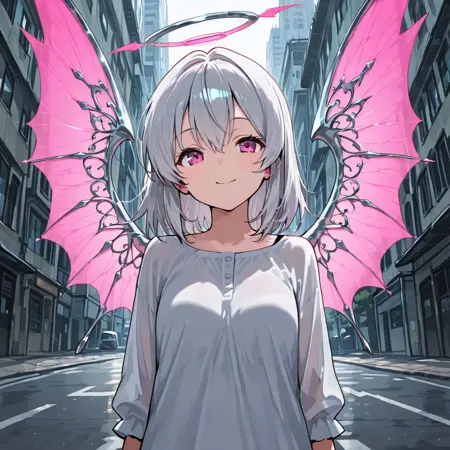 Metallic Pink Wings