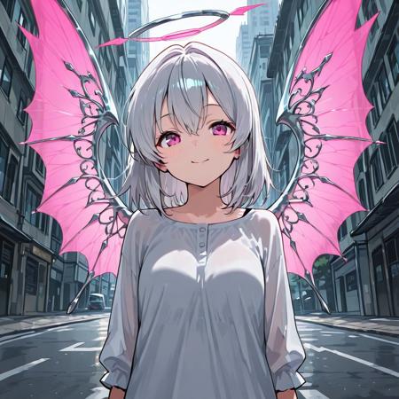 Metallic Pink Wings V1